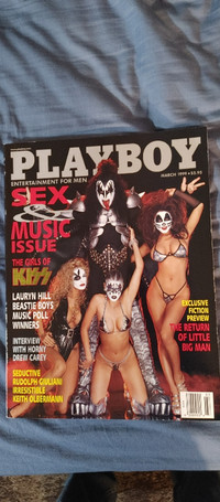 Magazine with the Band Kiss