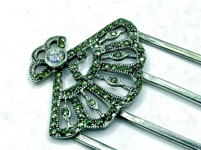 Jeweled Hair Comb 925 Silver NEW in Jewellery & Watches in Mississauga / Peel Region - Image 2