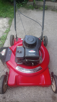 Lawnmower for sale. Runs great. $75