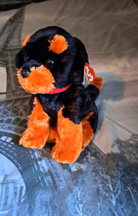 NEW Ty Beanie Baby(retired)~Brutus sitting Rottweiler