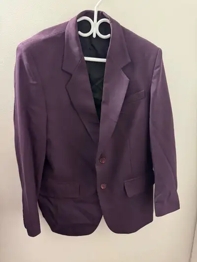 Men’s Purple Blazer (Size 42S, Made in Canada), View more
