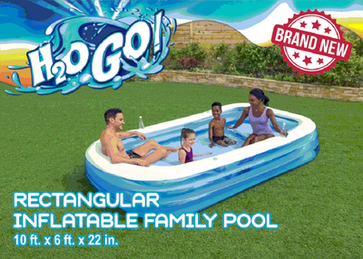 10-foot Inflatable Family Pool ~ NEW, View more