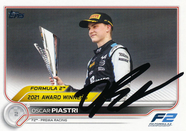 Formula 1 Topps Chrome Cards Signed - Cartes F1 Topps Signées in Arts & Collectibles in Longueuil / South Shore - Image 3