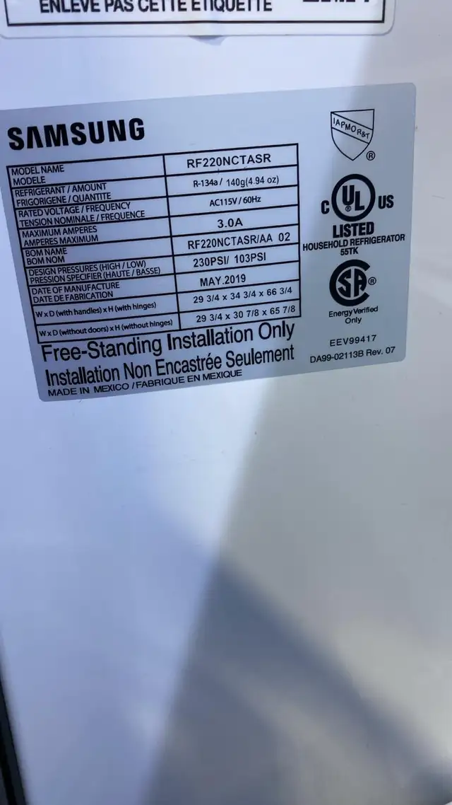 Samsung Refrigerator in Refrigerators in Laval / North Shore - Image 6