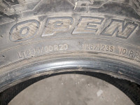Open country tires 295/60/R20