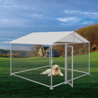 Galvanized Dog and Pet Kennel/ Cage / Enclosure (2 sizes avl)