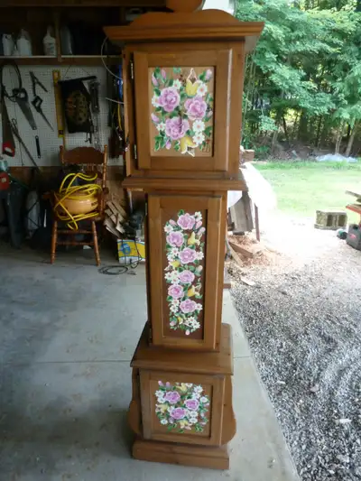 WOODEN STORAGE CLOCK, View more