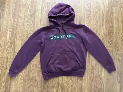 Zoo York men’s small hoodie, streetwear, burgundy, View more