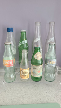 Vintage glass bottles / bouteilles vintage