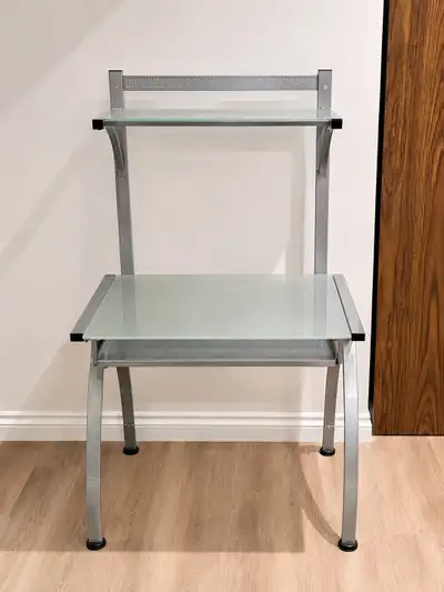 Glass computer desk, View more