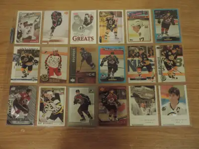 Ray Bourque Hockey Cards - 49 Total $10 for everything in pictures Message with any questions Check...