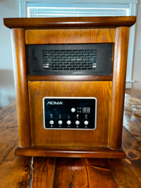 NOMA Wood Cabinet Infared Space Heater