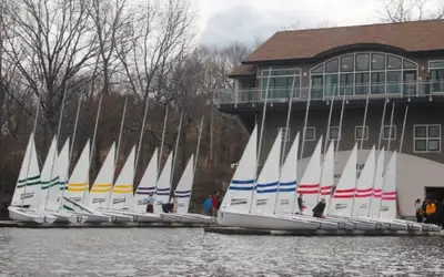 2016 Lark Dinghies - Tapered mast - Carbon boom - Composite blades - Sails (main and jibs) - Complet...