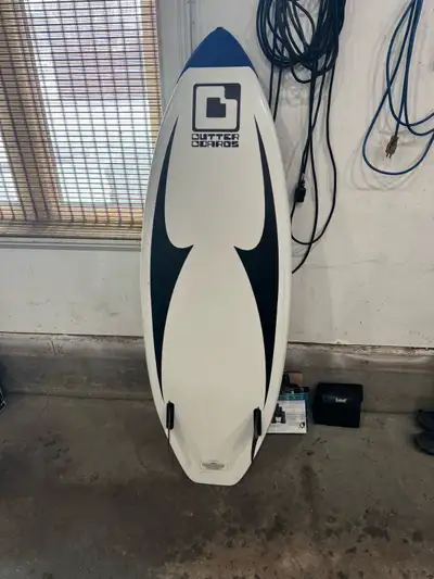 Up for grabs is a Gutter Board wakesurfer, ready to carve up the waves. This board has seen some act...
