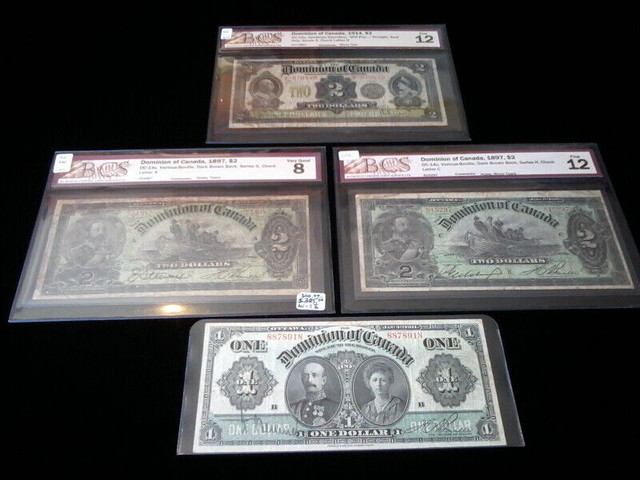 Dominion of Canada Banknote Set (1897 - 1914) in Arts & Collectibles in City of Toronto