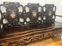 Chinese rose wood furniture set