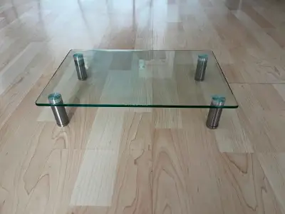 I no longer need this monitor / laptop stand. 15" wide 3" height 9.5 depth
