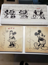 Mickey and Minnie Mouse Canvas / Pictures / Artwork