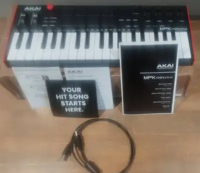 Akai MPK Mini Plus midi keyboard controller, View more