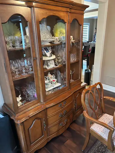 1960’s Dining Room set with extra server, View more