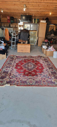 Made in Belgium 100% wool rug 11 by 8 feet 