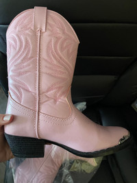 New Pink western cowboy style boots