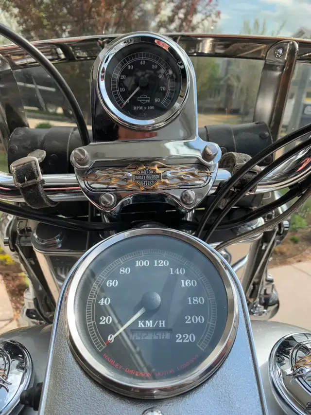1996 Harley Fat Boy – 88ci, Mustang Seat, New Tires, low KM in Street, Cruisers & Choppers in Strathcona County - Image 3