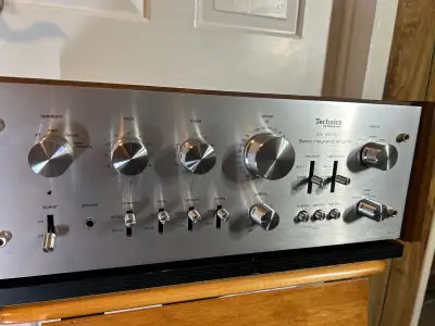 TECHNICS SU-8600 MINT Vintage Integrated Amplifier W/Wood Case, View more