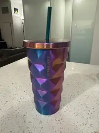 Starbucks Stainless Steel Pineapple Iridescent Purple Rainbow Co