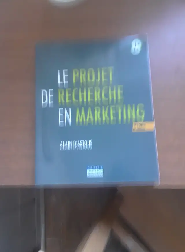 School Textbook: Marketing Research Project, 6th Edition