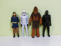 4 Figurines Star Wars de 29 à 33cm de haut