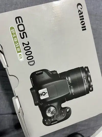 Canon 2000D DSLR Camera, View more