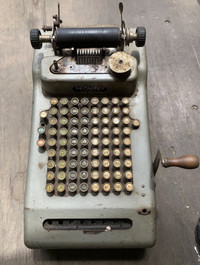 Antique Cash Register McCaskey made in Galt Ontario