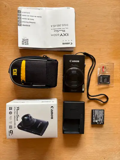 Canon Powershot ELPH 360 HS A Camera, View more