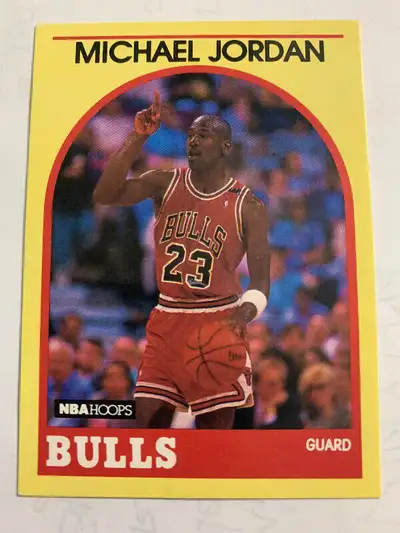 MICHAEL JORDAN 1989 NBA HOOPS SUPERSTARS #12 CHICAGO BULLS NBA, View more