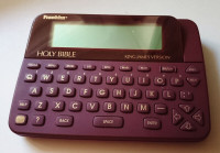 Franklin Electronic King James Version Holy Bible KJ-31 w/Case