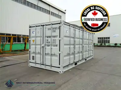 20’ NEW Open Side Shipping Containers | Dual Access Design, View more
