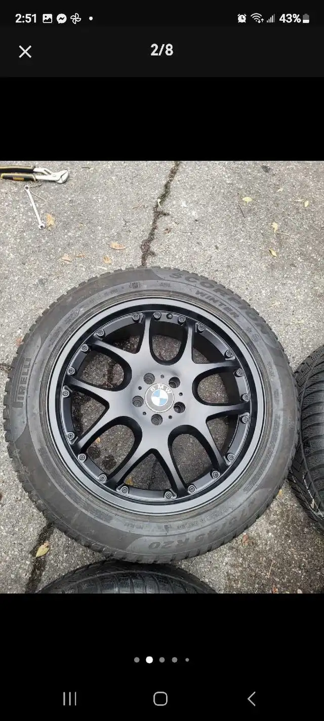 20" BMW X5 X6 winter tire package 2019-2026  in Tires & Rims in City of Toronto - Image 3