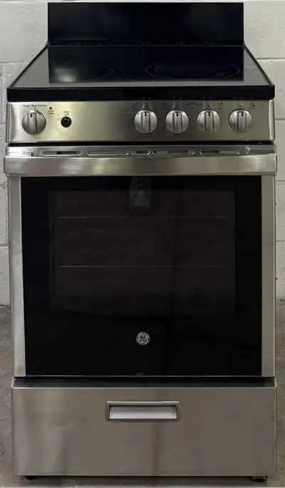 Apartment Size Stove “GE” 24 inch Steam Clean , View more