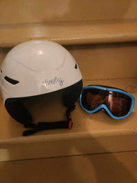 casque et lunettes de ski