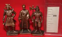 Figurines de  chevaliers en métal Kinder surprise