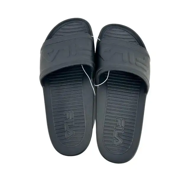 Brand New Fila Men’s  Action Slides Slippers in Men's Shoes in Calgary - Image 4
