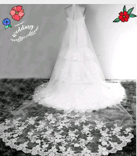 Cathedral wedding veil, 3m