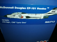 RCAF CF-101B Voodoo 416 Sqn. Lynx One. Diecast Model Airplane