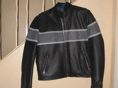 Manteau de moto en cuir pour femme, View more