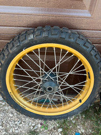 CB500X Rally Raid Spoked tubed wheels with tire