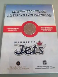 Pièce de 50cents des Jets de Winnipeg