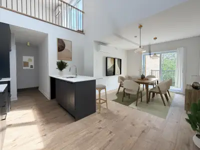 Condo NEUF à Verdun | Dernier étage avec Rooftop & Mezzanine Au sein de l'immeuble LE LESAGE (12 uni...