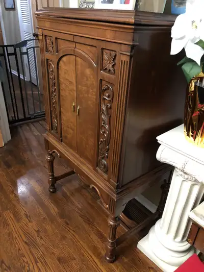 Antique Music Cabinet, View more