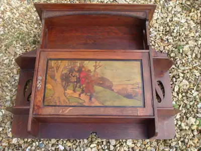 Arts & Crafts Oak Hanging Cabinet by Shapland & Petter, 1905, View more